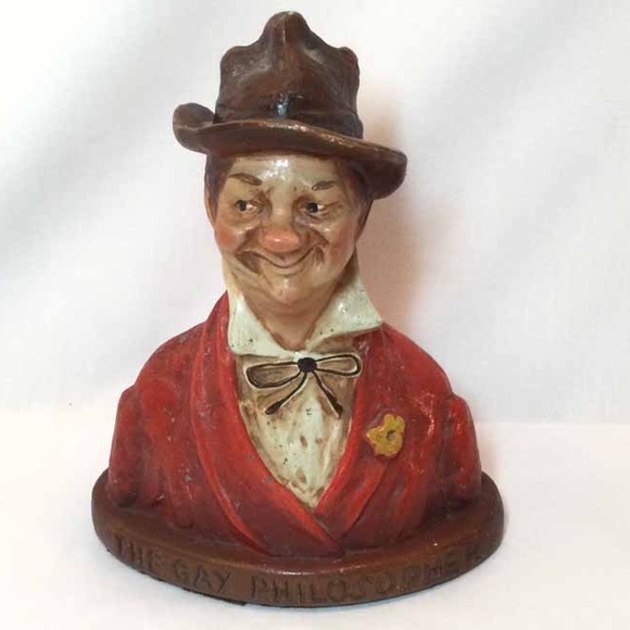 The Gay Philosopher - Vintage Figure - Cast Aluminum